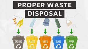proper waste disposal according to the