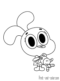 Check spelling or type a new query. Gumball Printable Coloring Pages Coloring And Drawing
