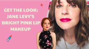 bright pink lip look makeup tutorial