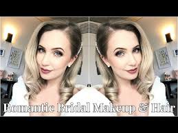 romantic bridal makeup hair tutorial