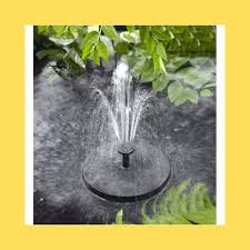 Bird Bath Water Fountain Solar Panel