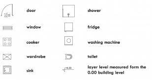 architecture floor plans symbols ck