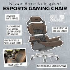 Gaming chair, cadcah ergonomic computer chair reclining high back office chair height adjustment desk chair with armrests headrest and lumbar support pc gaming chair for adults teens men women. Car Inspired Gaming Chairs Esports Chairs