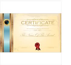 Best Certificate Template Design Vector 05 Free Download