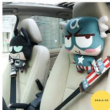 Cartoon Marvel Car Seat Neck Rest