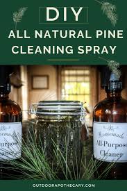 diy all natural pine cleaning spray