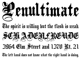 old english fonts blackletter gothic