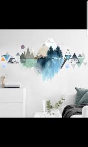 bedside wall layout wall stickers