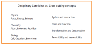Examples Of Disciplinary Core Ideas And Cross Cutting Concepts