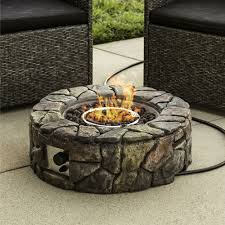 Outdoor Patio Natural Stone Gas Fire