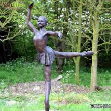 artistic custom antique bronze ballet