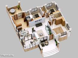 Three Bedroom Bungalow House Design