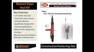 Ramset 16950 hammershot combo kit replacement part list. Ramset Viper Tool Kit Youtube