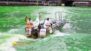 Patrick's day in chicago is always the weekend before march 17th and most of us chicagoans are ready to get our shamrock on. Meet The Man Who Dyes The Chicago River Green For St Patrick S Day Cnn