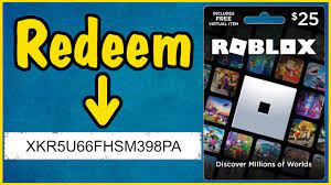 how to redeem a roblox gift card code