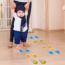 30 pairs kids floor stickers self
