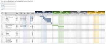 free project schedule templates