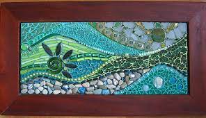 Sea Glass Mosaic Mosaic Art Mosaic