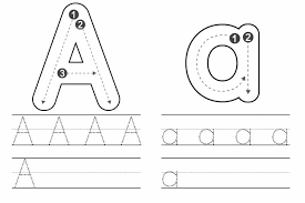 tracing letters numbers