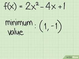 minimum value of a quadratic function