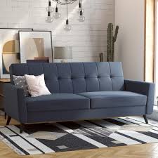 eye liam futon with storage blue