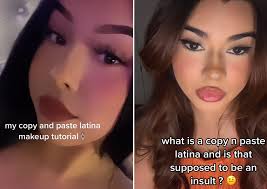 copy and paste latina tiktok trend