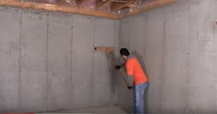 A Basement With Rigid Insulation