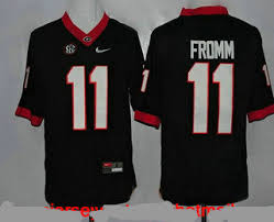 Mens Georgia Bulldogs 11 Jake Fromm Black Limited College
