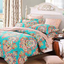 Teal Blue Pink And Red Baroque Style