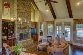 Color Palette With Your Stone Fireplace