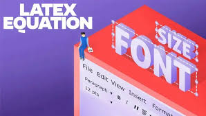 What Is Latex Equation Font Size The