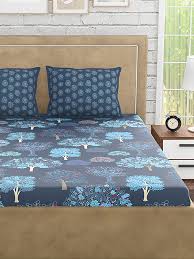 Cotton Queen Bedsheet With 2 Pillow Covers