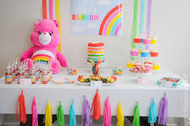 Rainbow Care Bears Party