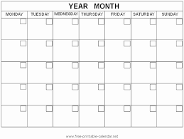 Image Result For 11x17 Blank Printable Calendar Free