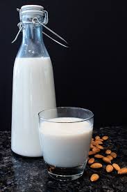 homemade almond milk nourished by