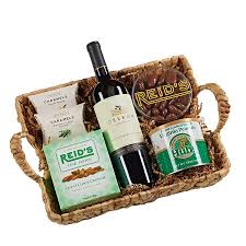 red wine gift basket