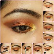 eye makeup tutorial warm copper smokey