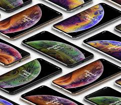 perspective view of iphone xs max in