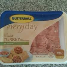 fat free ground turkey and nutrition facts