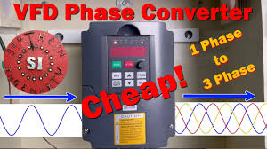 single phase power into 3 phase power