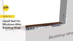 how to install nail fin windows after