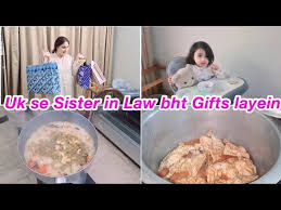 sister in law gifts lain special dawat