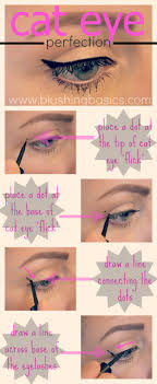 step by step makeup tutorial cat eye