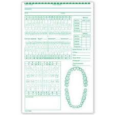 Dental Exam Record Dental Charts Healthcare Forms