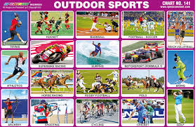 Spectrum Educational Charts Chart 141 Outdoor Sports