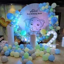 baby boy birthday theme decoration for