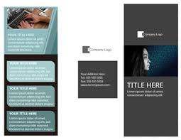 Free Printable Brochure Templates Creative Center
