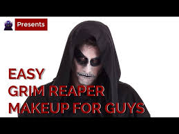 easy grim reaper makeup tutorial for