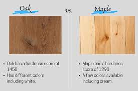 oak vs maple flooring pros and cons