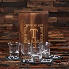 8 Pc Personalized Whiskey Glass